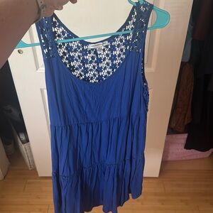 American eagle blue sun dress